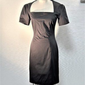 ELEGANT BLACK 100% COTTON DRESS